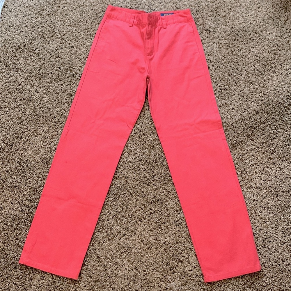 Light red Polo Ralph Lauren pants for boys
